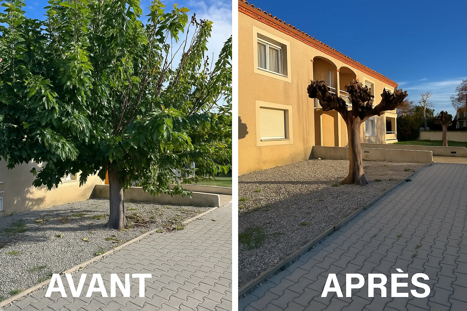 Espace vert entretenu
